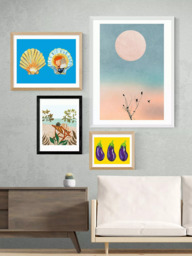 EAST END PRINTS 83 Oranges 'Vacay Book Club' Framed Print - thumbnail 2