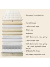 Millbrook Beds Hampshire Collection Calshot 6000 Pillowtop Pocket Spring Mattress, Medium Tension, Double - thumbnail 5