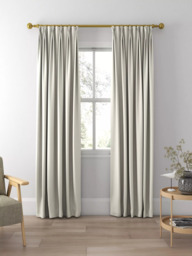 John Lewis Textured Twill Made to Measure Curtains or Roman Blind, Flint - thumbnail 5