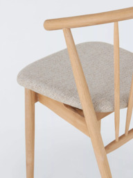 John Lewis Kinross II Dining Chair, Oak/Upholstered Seat - thumbnail 6