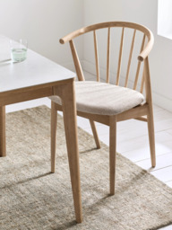 John Lewis Kinross II Dining Chair, Oak/Upholstered Seat - thumbnail 2