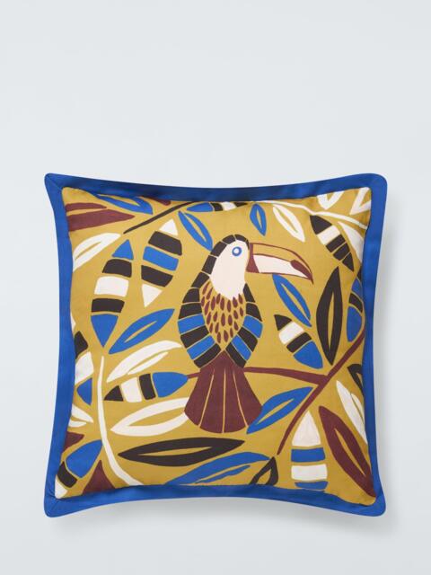 John Lewis Toucan Leaves Indoor/Outdoor Cushion, Multi - image 1