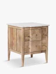 Swoon Duval 2 Drawer Bedside Table, Oak - thumbnail 3