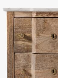 Swoon Duval 2 Drawer Bedside Table, Oak - thumbnail 4