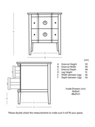 Swoon Duval 2 Drawer Bedside Table, Oak - thumbnail 6