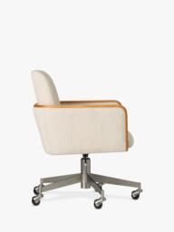 West Elm Show Wood Swivel Office Chair, Sand - thumbnail 5