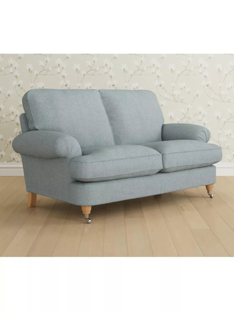 Laura Ashley Beaumaris Small 2 Seater Sofa, Oak Leg - image 1