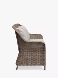 John Lewis Rye Woven Rattan 3-Seater Garden Sofa, Natural - thumbnail 2