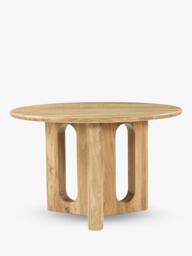 John Lewis Orb Dining Table (FSC-Certified Acacia Wood), Natural - thumbnail 1