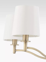 Bay Lighting Eleanor 5 Arm Ceiling Light, Antique Brass - thumbnail 5