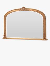 Yearn Victorian Arched Overmantel Wall Mirror, 89 x 127cm - thumbnail 5