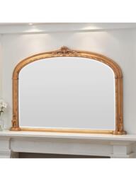 Yearn Victorian Arched Overmantel Wall Mirror, 89 x 127cm - thumbnail 2