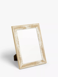 John Lewis Rustic Wood-Effect Photo Frame, Natural - thumbnail 1