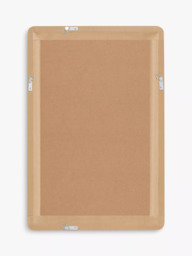 John Lewis Slim Solid Oak Wood Rectangular Wall Mirror, 75 x 50cm - thumbnail 4