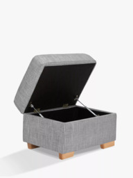 John Lewis Camden Storage Footstool - thumbnail 3