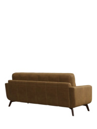 John Lewis Barbican Grand 4 Seater Leather Sofa, Dark Leg - thumbnail 4