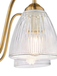 Där Glynis 5 Arm Semi Flush Ceiling Light - thumbnail 4