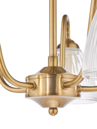Där Glynis 5 Arm Semi Flush Ceiling Light - thumbnail 5
