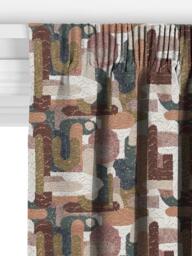 John Lewis Jazz Embroidery Made to Measure Curtains or Roman Blind, Multi - thumbnail 3