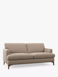 John Lewis Iona Grand 4 Seater Sofa, Dark Leg, Easy Clean Chunky Chenille Natural