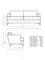 John Lewis Iona Grand 4 Seater Sofa, Dark Leg, Easy Clean Chunky Chenille Natural - thumbnail 2