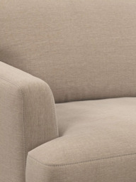 John Lewis Iona Grand 4 Seater Sofa, Dark Leg, Easy Clean Chunky Chenille Natural - thumbnail 6