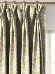 William Morris At Home Larkspur Made to Measure Curtains or Roman Blind, Ochre - thumbnail 6