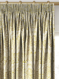 William Morris At Home Larkspur Made to Measure Curtains or Roman Blind, Ochre - thumbnail 2