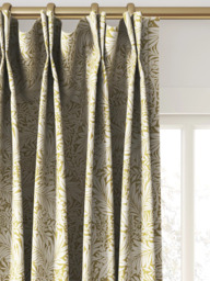 William Morris At Home Larkspur Made to Measure Curtains or Roman Blind, Ochre - thumbnail 4