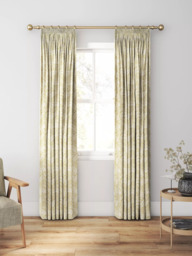 William Morris At Home Larkspur Made to Measure Curtains or Roman Blind, Ochre - thumbnail 3