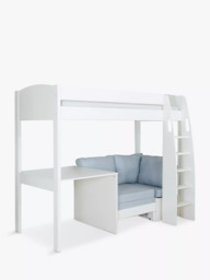 Stompa Uno S Plus High Sleeper Bed with Fixed Desk and Chair Bed - thumbnail 3