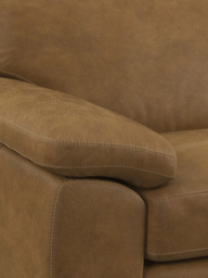 John Lewis Camden Grand 4 Seater Leather Sofa, Light Leg - thumbnail 6