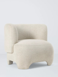 John Lewis Elephant Armchair, Natural Boucle
