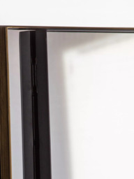 Gallery Direct Hurston Rectangular Metal Frame Wall Mirror - thumbnail 3