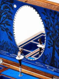 WOLF Ballet Walnut Musical Jewellery Box - thumbnail 6