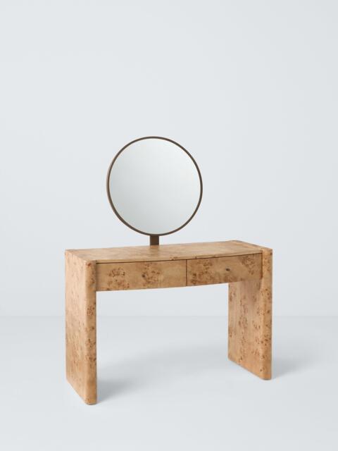 John Lewis Burl 2 Drawer Dressing Table, Natural - image 1