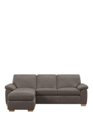 John Lewis Camden LHF Chaise Leather Sofa Bed, Light Leg - thumbnail 5