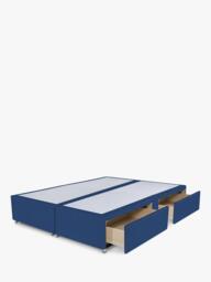 John Lewis Non-Sprung Upholstered 4 Drawer Divan Base, Super King Size - thumbnail 2
