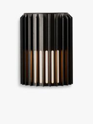 Nordlux Aludra Ribbed Outdoor Wall Light, Black - thumbnail 3