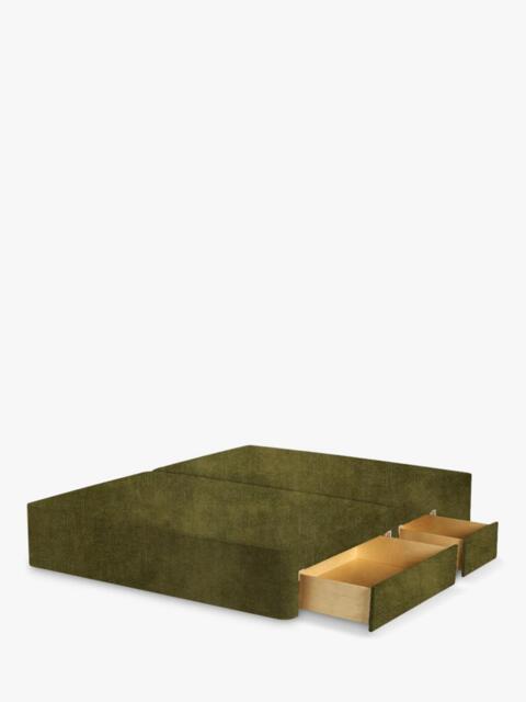 John Lewis Pocket Sprung Upholstered Continental 2+2 Drawer Divan Base, Small Double