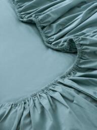 John Lewis Egyptian Cotton Percale Easy Care 260 Thread Count Fitted Sheet - thumbnail 3