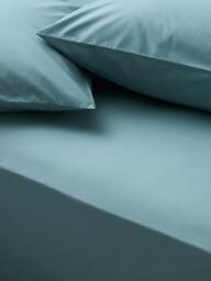 John Lewis Egyptian Cotton Percale Easy Care 260 Thread Count Fitted Sheet - thumbnail 1