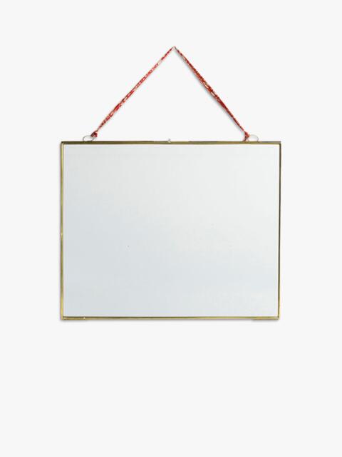 nkuku Kiko Landscape Photo Frame, Antique Brass - image 1