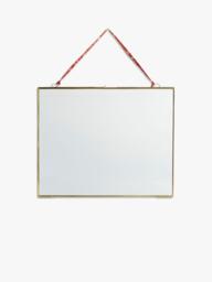 nkuku Kiko Landscape Photo Frame, Antique Brass