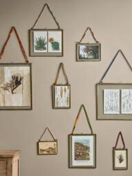 nkuku Kiko Landscape Photo Frame, Antique Brass - thumbnail 4