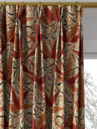 Morris & Co. Bamboo Made to Measure Curtains or Roman Blind, Russett/Sienna - thumbnail 4