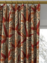 Morris & Co. Bamboo Made to Measure Curtains or Roman Blind, Russett/Sienna - thumbnail 2
