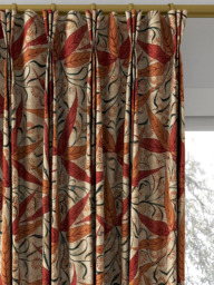 Morris & Co. Bamboo Made to Measure Curtains or Roman Blind, Russett/Sienna - thumbnail 6