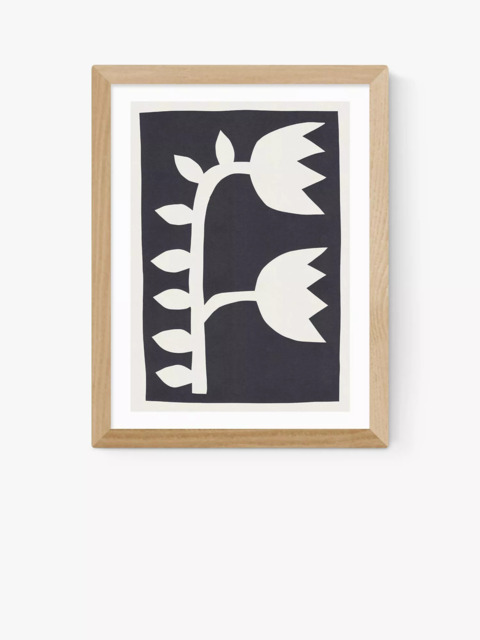 EAST END PRINTS Alisa Galitsyna 'Black Tulips II' Framed Print - image 1