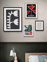 EAST END PRINTS Alisa Galitsyna 'Black Tulips II' Framed Print - thumbnail 2